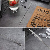 Metalen rietjes, 18 stuks (zwart/koper/goud/gekleurd/zilver)