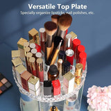 Roterende make-up organisator, 360° schoonheid cosmetische organisator, 8 lagen verstelbare doe-het-zelf draaiende cosmetische opslag, huidverzorging organisator voor dressoir, badkamer
