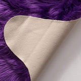 Nepbont Vloerkleed Pluizig Zacht Warm Modern Vloermat Bankmat Imitatiebont Deco Bont Onregelmatig Bedmat Wol Lang Haar Optiek Gezellig