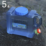 5 l ~ 22 l camping waterkan, waterreservoir met kraan, draagbare drinkwaterjerrycan, watertank camping met handgrepen, BPA-vrij, voor outdoor, reizen, thuis, drinker, opslageenemmer