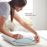Ventilated Gel Memory Foam Pillow - Washable Cover - Standard Size