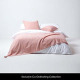 Rajput kussenhoes, roze decoratieve kussenhoes 60 x 60 cm voor sierkussens en bankkussens van 100% katoen met ritssluiting, lichtroze