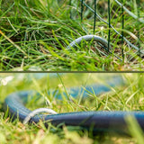 25x grondankers van gecoat staal - robuuste haringen voor bevestiging van worteldoek en folie - grondankers voor tuin en camping - rond (025 stuks - 200x25x3.8mm)