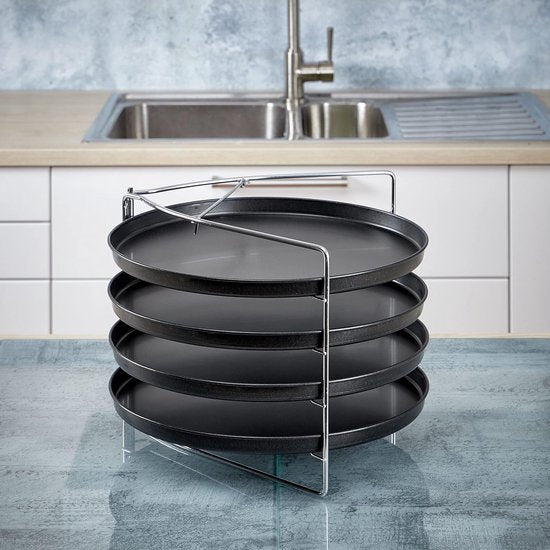 pizzaplaten, diverse sets en ovens, praktisch en veelzijdig frame,