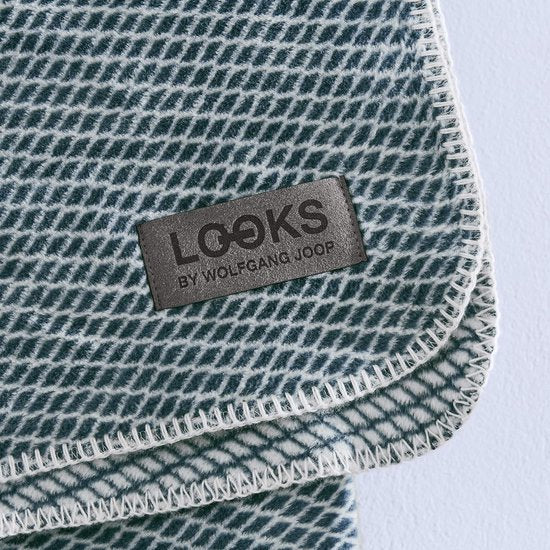 Deken 150x200 cm, deken grijs, hoogwaardige en knuffelzachte katoenmix