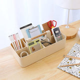 3-delige set stapelbare organizercaddy met handgreep, grote ladekast opbergmanden met 5 tassen voor badkamer, kinderkamer, knutselspullen, naaigereedschap - 3 kleine