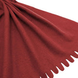 Knuffeldeken, 130x170 cm, fleece, microvezel, rood