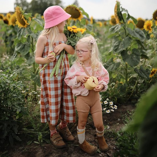 Snackbeker Siliconen kinderlunchbox voor onderweg Lekvrij en vaatwasmachinebestendig Gemakkelijk vast te houden voor peuters Hoogwaardig en duurzaam Eerste uitrusting voor baby's Bleke narcis