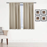 Verduisteringsgordijn, thermogordijn, met plooiband, boord, 135x175 cm