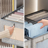 Opbergbox voor lade, kledingorganizer, opvouwbare opbergdoos voor kledingkast, ruimtebesparende oplossing voor kleding, speelgoed en meer, 44 x 30 x 20 cm