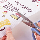 Schuifladenmatten voor keuken, 30 x 500 cm, antislip, met schuifladen, op maat te snijden, antislipmat, waterdicht, koelkastmat voor planken, kasten, laden, koelkasten, thuis, kantoor, rood, blauw