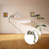 Mohito Olifant Standbeeld Figuur 3 Stuks Olifant Sculptuur Decoratie Set Hars Ambachtelijke Ornamenten voor Home Office Craft Decoratie Home Decor