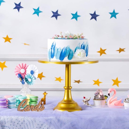 Taartstandaardset Ronde metalen cupcakestandaard Desserttaartstandaard met eenvoudig ontwerp goud Vertaling: Set taartstandaards Ronde metalen cupcakestandaard Desserttaartstandaard met eenvoudig ontwerp goud