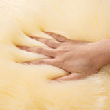 Imitatiebont Vloerkleed Pluizig Zacht Warm Modern Vloermat Bankmat Imitatiebont Deco Bont Onregelmatig Bedmat Wol Lang Haar Optisch Comfortabel