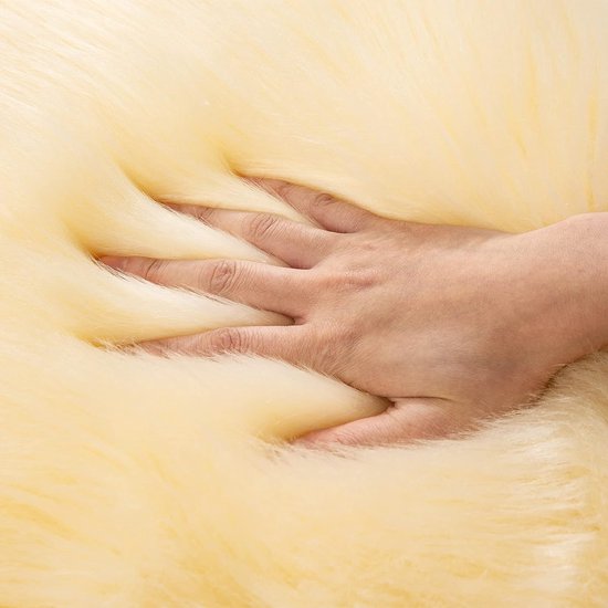 Imitatiebont Vloerkleed Pluizig Zacht Warm Modern Vloermat Bankmat Imitatiebont Deco Bont Onregelmatig Bedmat Wol Lang Haar Optisch Comfortabel