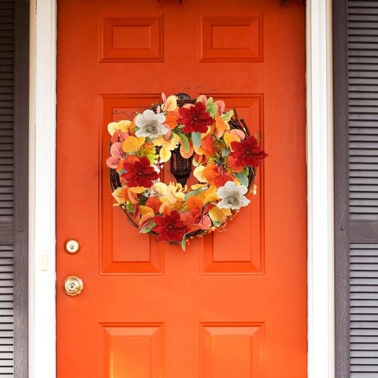 Rotankrans: de afmeting van de kerstrankenslinger is ongeveer 460,00 x 1,50 x 1,00 cm / 180,78 x 0,59 x 0,39 inch