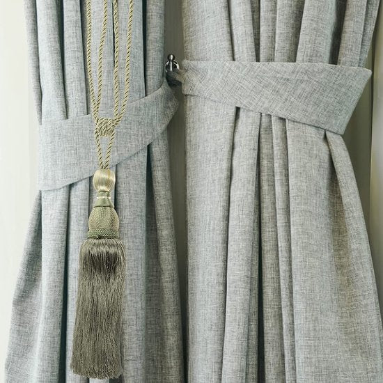 2 stuks decoratief gordijn kwasten gordijn strap kwasthouder venster gordijn gesp clips