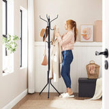 Kledingstandaard, hoogte 182 cm, standvastig, zwart/wit