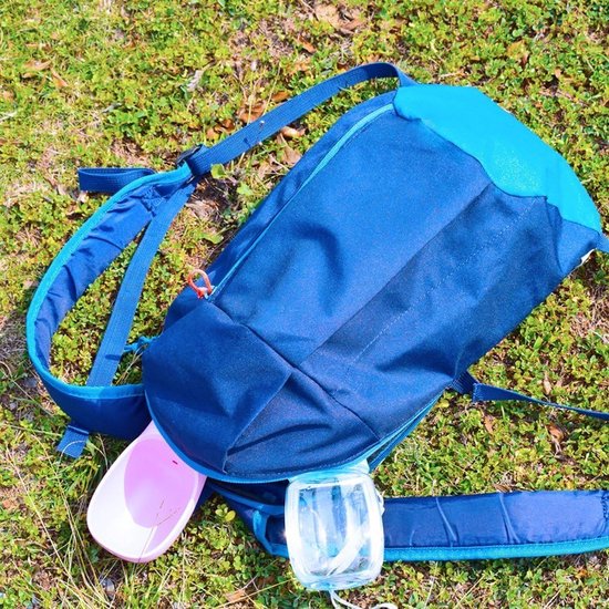 Hondenwaterfles, lekvrije draagbare puppy-waterdispenser met automatische voerbak voor huisdieren buiten, wandelen, reizen, voedselveilig plastic (350 ml, roze)