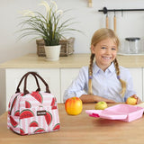 Lunchtas voor kinderen en dames, geïsoleerde lunchtas voor mannen, draagbare koeltas met voorvak, voor werk, school, picknick