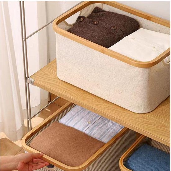 2pec × 45 L wasmand, wasmand, opening in twee richtingen, wasmandverzamelaar, wasmand, wasmanden, wasmanden