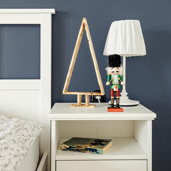 Wooden Christmas Tree | Height 45 cm | Flamed | Christmas Tree for DIY | Christmas Decoration for Table, Windowsill, Office Decoration Gift | Christmas Decoration