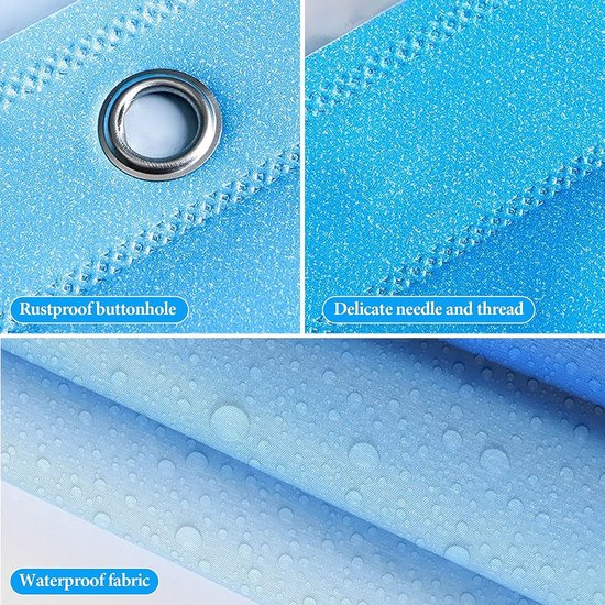 Douchegordijn van Bourgondië stof: waterdicht, afwasbaar, linnen stijl, lange stof - Elegant neutraal grijs getextureerd polyester gordijn - 183 x 183 cm Douchegordijn van Bourgondië stof: waterdicht, afwasbaar, linnen stijl, lange stof - Elegant neutraal grijs getextureerd polyester gordijn - 183 x 183 cm