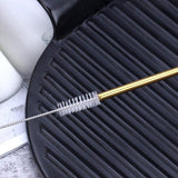 Metalen rietjes, 18 stuks (zwart/koper/goud/gekleurd/zilver)