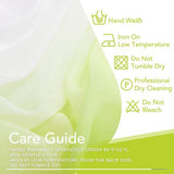 Voile Helder Groen Gordijnen met Ringen 140 x 270 cm(Breedte x Hoogte), Kleurverloop Semi-Clear Transparante Gordijnen voor Woonkamer Slaapkamer Kinderkamer, Set van 2