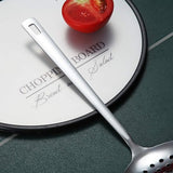 Roestvrijstalen skimmer, Berglander metalen zeef, keukenskimmer voor kookgerei met antiaanbaklaag, antiaanbaklaag en hittebestendig, vaatwasmachinebestendig, gemakkelijk schoon te maken