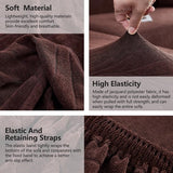 Sofa Cover, Sofa Protector, Sofa Cover 2 Seater, Sofa Cover, Waterproof Stretch Sofa Cover, Throw, Universal Couch Cover, Corner Sofa for L Shape, Requires Two Couch Covers (2-Seater, Dark