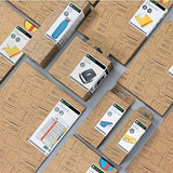 brievenmand met organizer, zachtblauw, Cosy serie