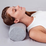 Kussen,32 x 12 cm,Traagschuim,wit