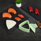 Driehoek Sushi-vorm Sushi Mold Maker Driehoek Sushi Rijst Ball Vorm Accessoires DIY Tool (Lichtgroen)