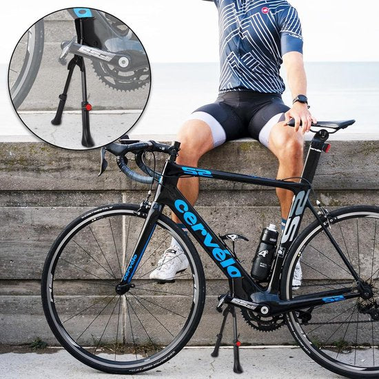 fietsstandaard is gemaakt van gelegeerd staal,