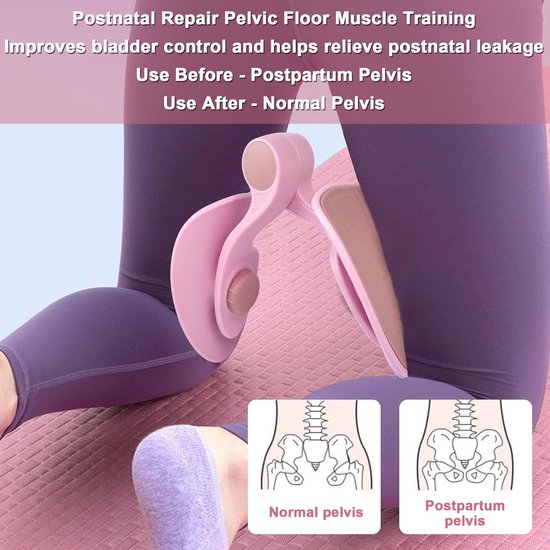 Binnendij-oefenmachine, fitnessapparatuur thuis dijtrainer bekkenbodemtrainer