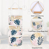 Wall Hanging Bags 3 Pieces Wall Hanging Storage Bag with 5 Pockets, Organiser for Children's Room, Waterproof Hanging Storage, Linen Coloured Hanging Bag Organiser, Suitable for Bathroom
