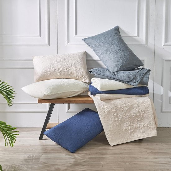 Dekbedovertrek beige