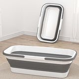Opvouwbare wasmand, plastic, draagbare afwasbak, camping, voor buiten, voetbad, badkuip, afwasbak, huishoudelijke dweisemmer, draagbare autowas, wateremmer, voor buiten