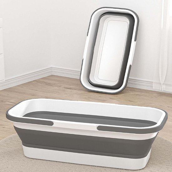 Opvouwbare wasmand, plastic, draagbare afwasbak, camping, voor buiten, voetbad, badkuip, afwasbak, huishoudelijke dweisemmer, draagbare autowas, wateremmer, voor buiten