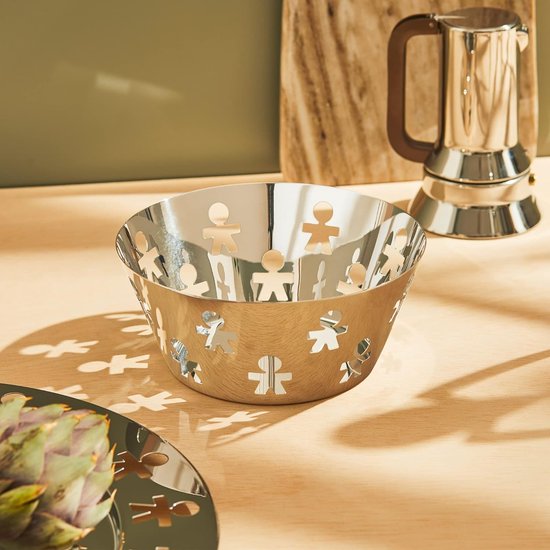 schaal rond, roestvrij staal gepolijst, 20.5 cm