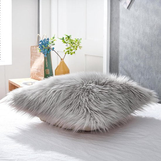 imitatie schapenvacht voor woonkamer, slaapkamer, kinderkamer; als kleed voor het bed of in een stoel of bank