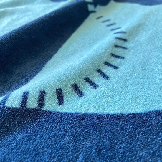 Badhanddoek ankermotief, 90x180cm, 100% katoen, zacht, absorberend XXL handdoek, strandhanddoek, lighanddoek, maritiem