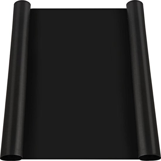 siliconenmat groot, 70 x 50 cm, siliconen mat voor epoxyhars, zwart, 1,3 mm dikke siliconen knutselmat, siliconen onderlegger, anti-aanbak antislip tafelmat, knutselonderlegger, voor giethars,