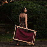 Ligstoel, hout, beukenhout, inklapbaar, voor zelfmontage, zonnestoel, strandstoel, tuinligstoel voor tuin, zwembad, camping, strand, bars, cafés, hotels, tot 130 kg, verstelbaar, 4 standen