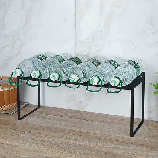 Uitbreidbaar keukenrek, organizer voor keukenkast en werkbladen, verstelbaar keukenkastrek, kruidenrek, opbergrek voor keuken, toonbank, eetkamer, badkamer