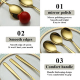 Regenboogsoeplepel, 12 stuks, titanium kleurrijk gecoat, moderne roestvrijstalen tafellepel, ideaal voor thuis, toiletkamer, hotel, bruiloft en feest, vaatwasmachinebestendig