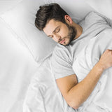 Kussen (set van 2), 45 x 45 cm, slaapkussen, hoes van geborstelde stof, bedkussen, premium kwaliteit, zacht en ademend kussen (wit)