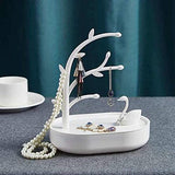 LeCou Sieradendoos Dames Sieradenstandaard Oorbellen Sieradendoosje Sieradenhouder Sieradendoos Sieradenboom voor ringen Oorbellen Ketting Horloge Geschenken Meisjes