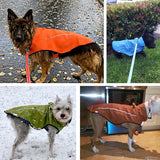 Hondenregenjas Verstelbare waterdichte huisdierkleding Lichtgewicht regenjas met reflecterende strip Gemakkelijke instapsluiting (XXS, oranje)